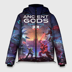 Куртка зимняя мужская DOOM Eternal: The Ancient Gods, цвет: 3D-черный