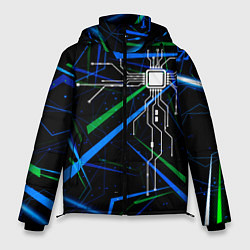 Куртка зимняя мужская TECH, цвет: 3D-черный