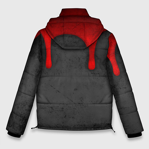 Мужская зимняя куртка Little Nightmares 2 кровь / 3D-Черный – фото 2