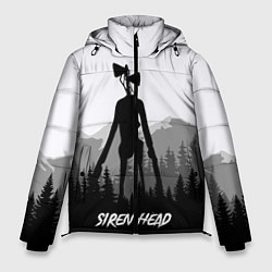 Куртка зимняя мужская SIREN HEAD DARK FOREST, цвет: 3D-красный