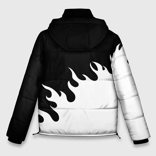 Мужская зимняя куртка BLEACH FIRE БЛИЧ ОГОНЬ / 3D-Черный – фото 2