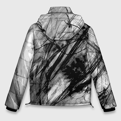 Мужская зимняя куртка DARK SOULS ТЁМНЫЙ МИР / 3D-Черный – фото 2