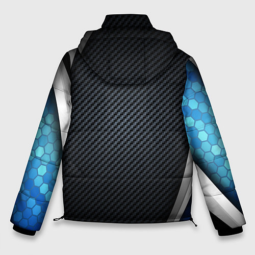 Мужская зимняя куртка Хромированная 3D броня / 3D-Черный – фото 2