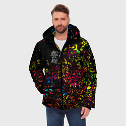 Куртка зимняя мужская Душевное спокойствие, цвет: 3D-светло-серый — фото 2