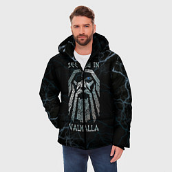 Куртка зимняя мужская See you in Valhalla, цвет: 3D-черный — фото 2