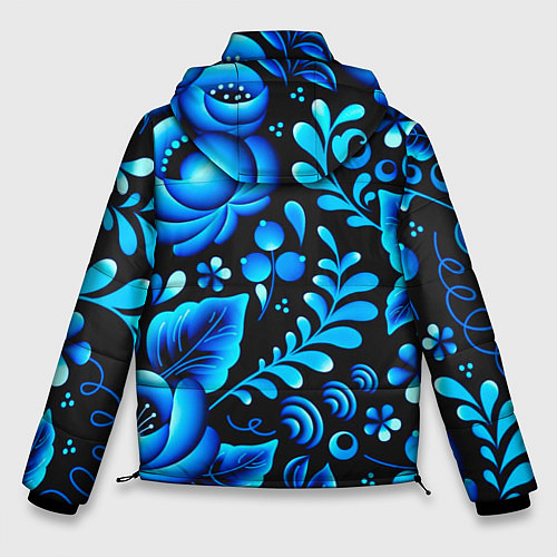 Мужская зимняя куртка Гжель / 3D-Черный – фото 2