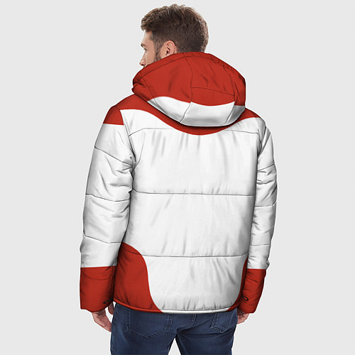 Мужская зимняя куртка Костюм Омни-Мэна / 3D-Светло-серый – фото 4