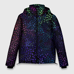 Куртка зимняя мужская Настроение узоры, цвет: 3D-черный