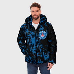 Куртка зимняя мужская Пари Сен-Жермен Paris Saint-German, цвет: 3D-черный — фото 2