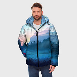 Куртка зимняя мужская Рассвет, цвет: 3D-светло-серый — фото 2