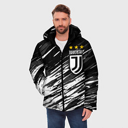 Куртка зимняя мужская JUVENTUS ЮВЕНТУС БРЫЗГИ, цвет: 3D-светло-серый — фото 2