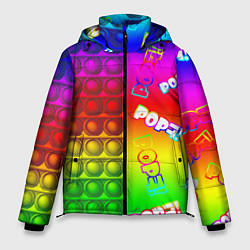 Куртка зимняя мужская POP it!, цвет: 3D-черный