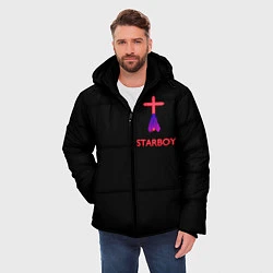 Куртка зимняя мужская STARBOY - The Weeknd, цвет: 3D-черный — фото 2