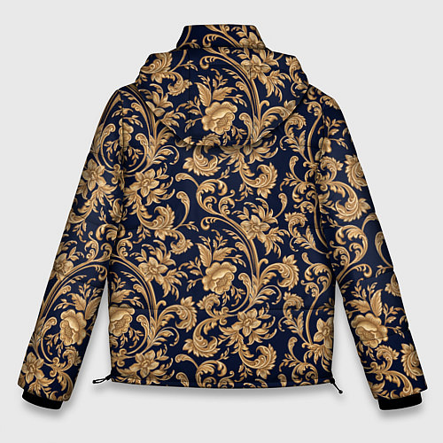 Мужская зимняя куртка Versace классические узоры / 3D-Черный – фото 2