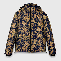 Куртка зимняя мужская Versace классические узоры, цвет: 3D-светло-серый