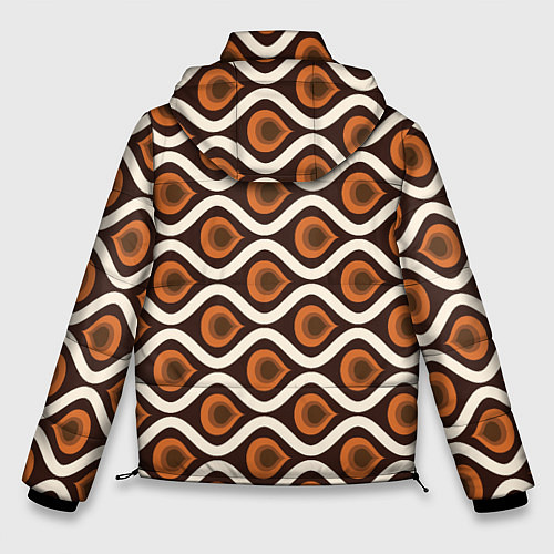 Мужская зимняя куртка Pattern / 3D-Черный – фото 2