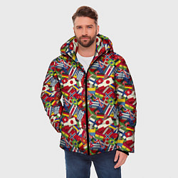 Куртка зимняя мужская Страны Мира, цвет: 3D-черный — фото 2