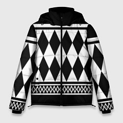 Куртка зимняя мужская Абстракционизм, цвет: 3D-светло-серый