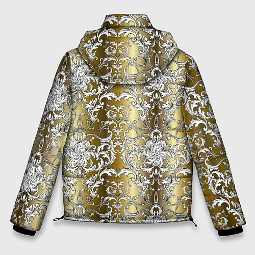 Мужская зимняя куртка Versace gold & white / 3D-Черный – фото 2