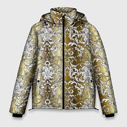 Куртка зимняя мужская Versace gold & white, цвет: 3D-красный