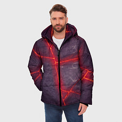 Куртка зимняя мужская ЛАВА ПОД ПЛИТОЙ, цвет: 3D-черный — фото 2