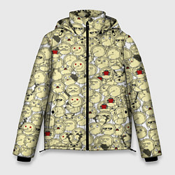 Куртка зимняя мужская Пельмени, цвет: 3D-черный