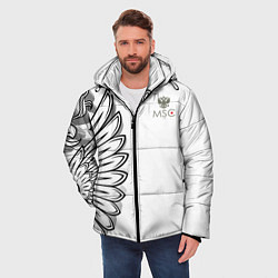 Куртка зимняя мужская Russia MSKSide 3D Logo New 202223, цвет: 3D-светло-серый — фото 2