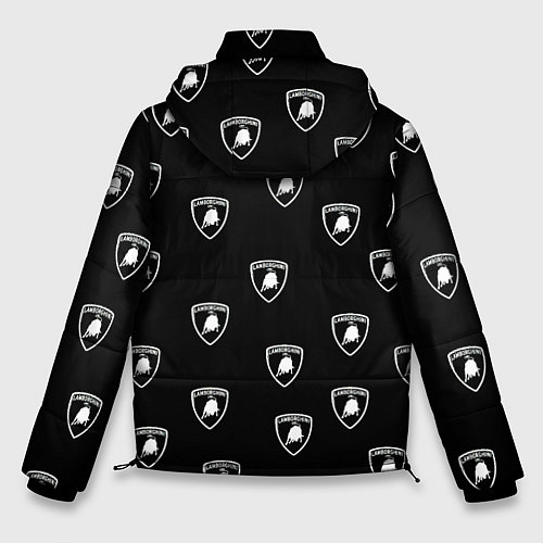 Мужская зимняя куртка Ламборджини / 3D-Черный – фото 2