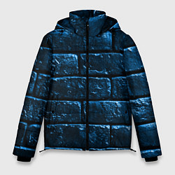 Куртка зимняя мужская Неоновая, кирпичная стена, цвет: 3D-черный