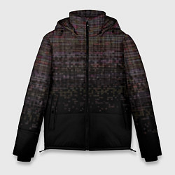 Куртка зимняя мужская Going offline noise, цвет: 3D-черный