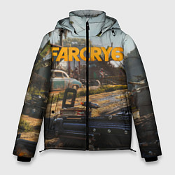 Куртка зимняя мужская Far Cry 6 game art, цвет: 3D-красный