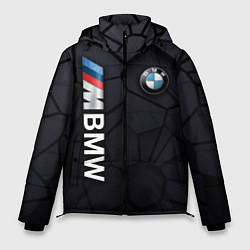Куртка зимняя мужская BMW sport 3D плиты 3Д плиты, цвет: 3D-черный