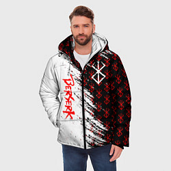 Куртка зимняя мужская Berserk Anime, цвет: 3D-красный — фото 2