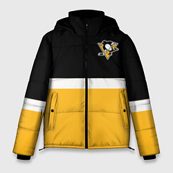 Куртка зимняя мужская Питтсбург Пингвинз НХЛ, цвет: 3D-черный