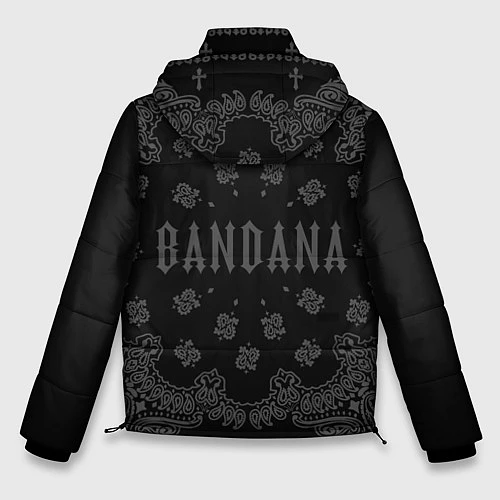 Мужская зимняя куртка Big Baby Tape x Kizaru: BANDANA / 3D-Черный – фото 2