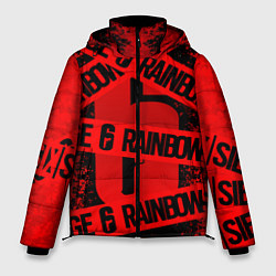 Куртка зимняя мужская Rainbow Six Siege: Опасно для жизни, цвет: 3D-черный