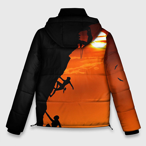 Мужская зимняя куртка СКАЛОЛАЗЫ В ЗАКАТЕ / 3D-Черный – фото 2