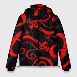Куртка зимняя мужская ДРАКОН ДРАКЕНА ТОКИЙСИКИЕ МСТИТЕЛИ, цвет: 3D-красный
