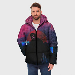 Куртка зимняя мужская Mnogoznaal art, цвет: 3D-красный — фото 2
