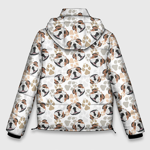 Мужская зимняя куртка Английский Бульдог Bulldog / 3D-Черный – фото 2