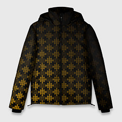 Куртка зимняя мужская Золотой гобелен, цвет: 3D-красный