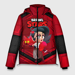 Куртка зимняя мужская LOLA red black 3D, цвет: 3D-черный