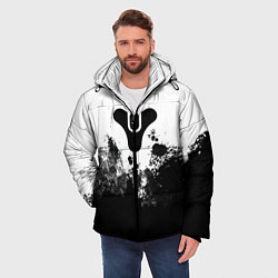 Куртка зимняя мужская Дестени за гранью света, цвет: 3D-черный — фото 2