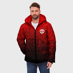 Куртка зимняя мужская MU red-black, цвет: 3D-красный — фото 2