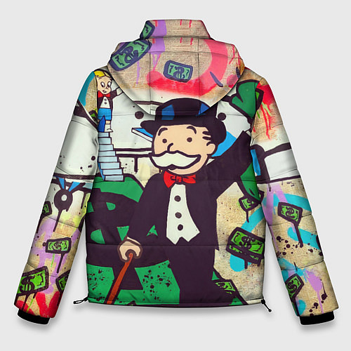 Мужская зимняя куртка Alec Monopoly ART / 3D-Красный – фото 2