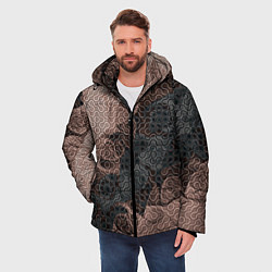 Куртка зимняя мужская Коллекция Journey Шоколад 566-974 Дополнение, цвет: 3D-светло-серый — фото 2