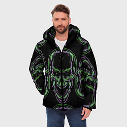 Куртка зимняя мужская Skulls vanguard pattern 2077, цвет: 3D-светло-серый — фото 2