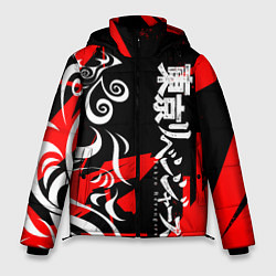 Куртка зимняя мужская TOKYO REVENGERS ТОСВА RED VER, цвет: 3D-черный