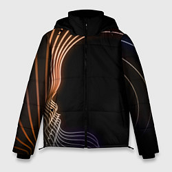 Куртка зимняя мужская Геометрия Души, цвет: 3D-черный