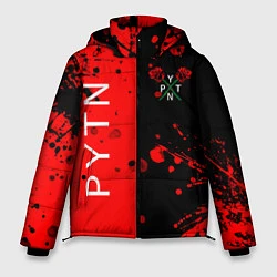 Куртка зимняя мужская Payton Moormeie брызги, цвет: 3D-красный